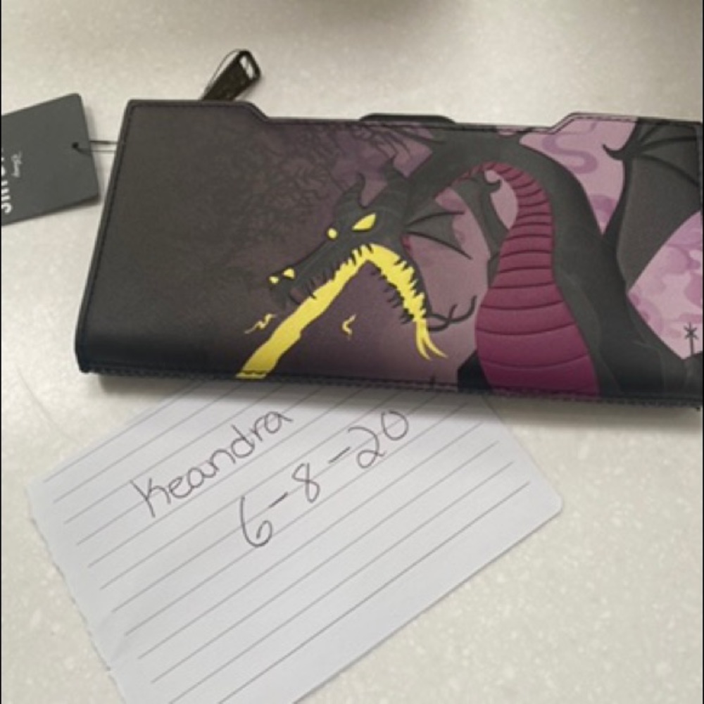 Loungefly Maleficent dragon wallet